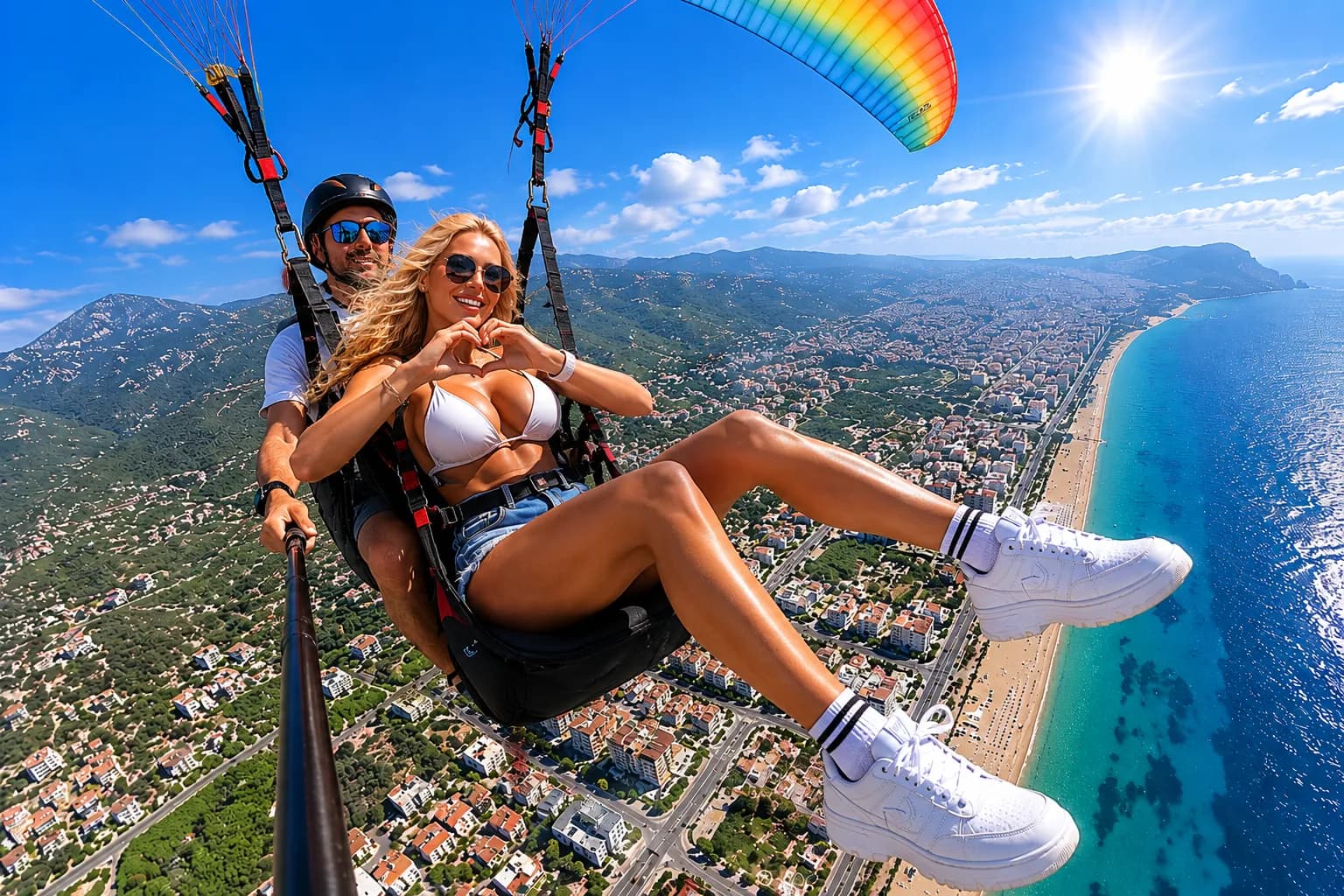 Alanya: Tandem Paragliding with Hotel Pickup
