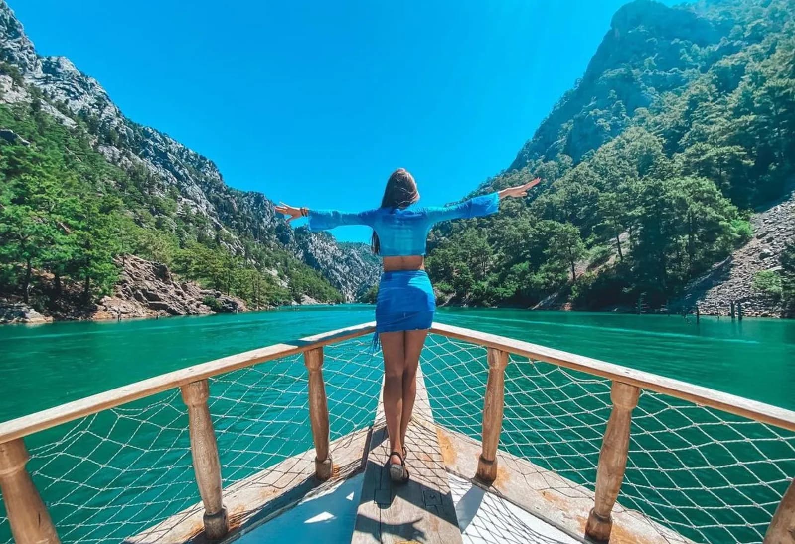 Antalya: Green Canyon Boat Trip with Lunch and Drinks
